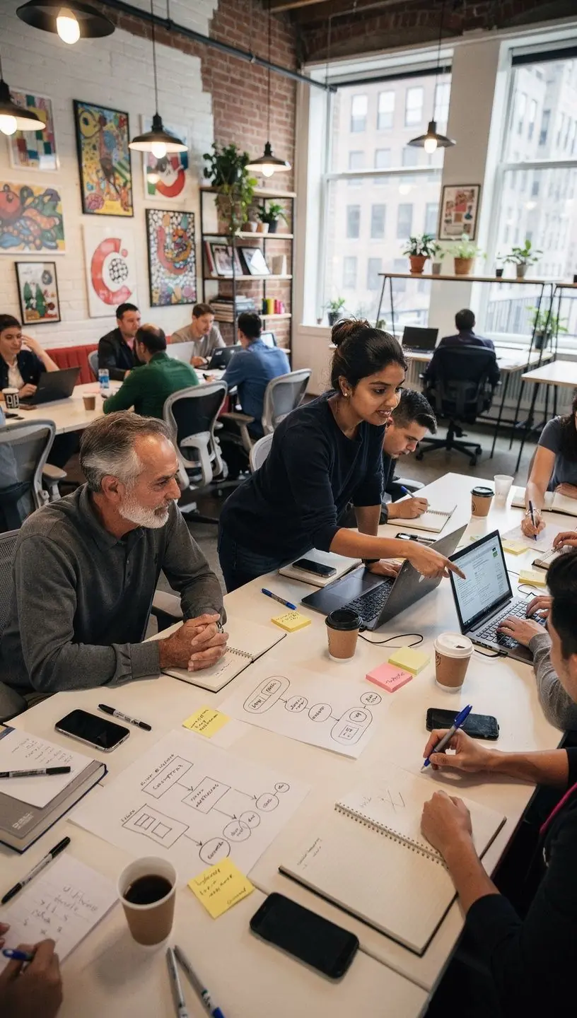 Visual representation of software navigation structures