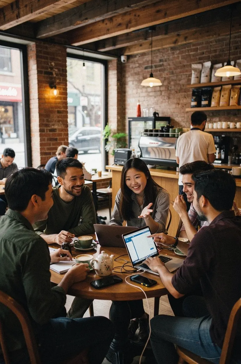 Modern office environment